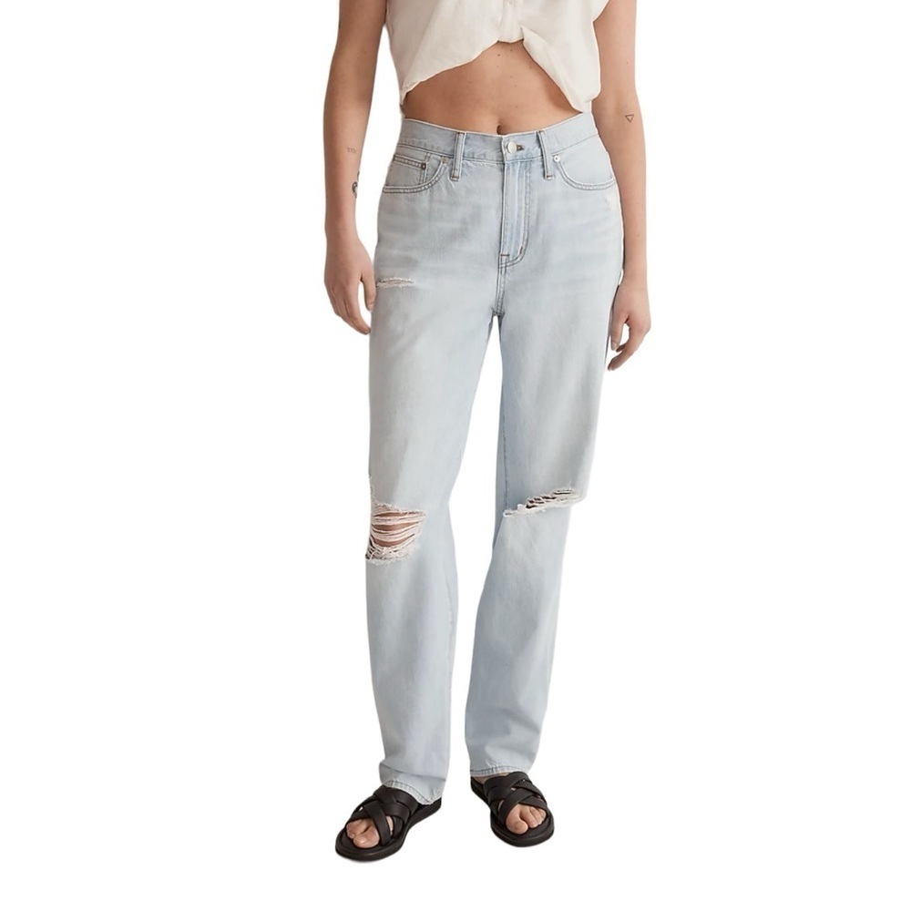 MADEWELL The Slouchy Boyjean in‎ Wrightlane Wash NJ212